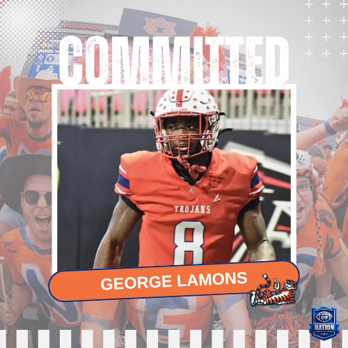 TheCFBNation's tweet image. Brooks County (GA) 2027 4⭐TE Recruit George Lamons Has Announced His Commitment to Auburn

Lamons Is The #11 Ranked TE In The 2027 Class &amp;amp; Top 250 Overall

#GoCFB #CollegeFootball #Auburn #WDE #WarEagle @lamons_george