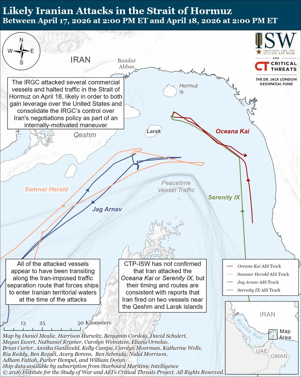 Institute for the Study of War tweet media
