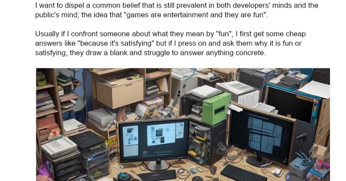 ReactorcoreDev's tweet image. Games Are Need Satisfiers - How games fulfill emotional needs

docs.google.com/document/d/1JI…

#GameDesign #Motivation #Needs #Gameplay #GameDev