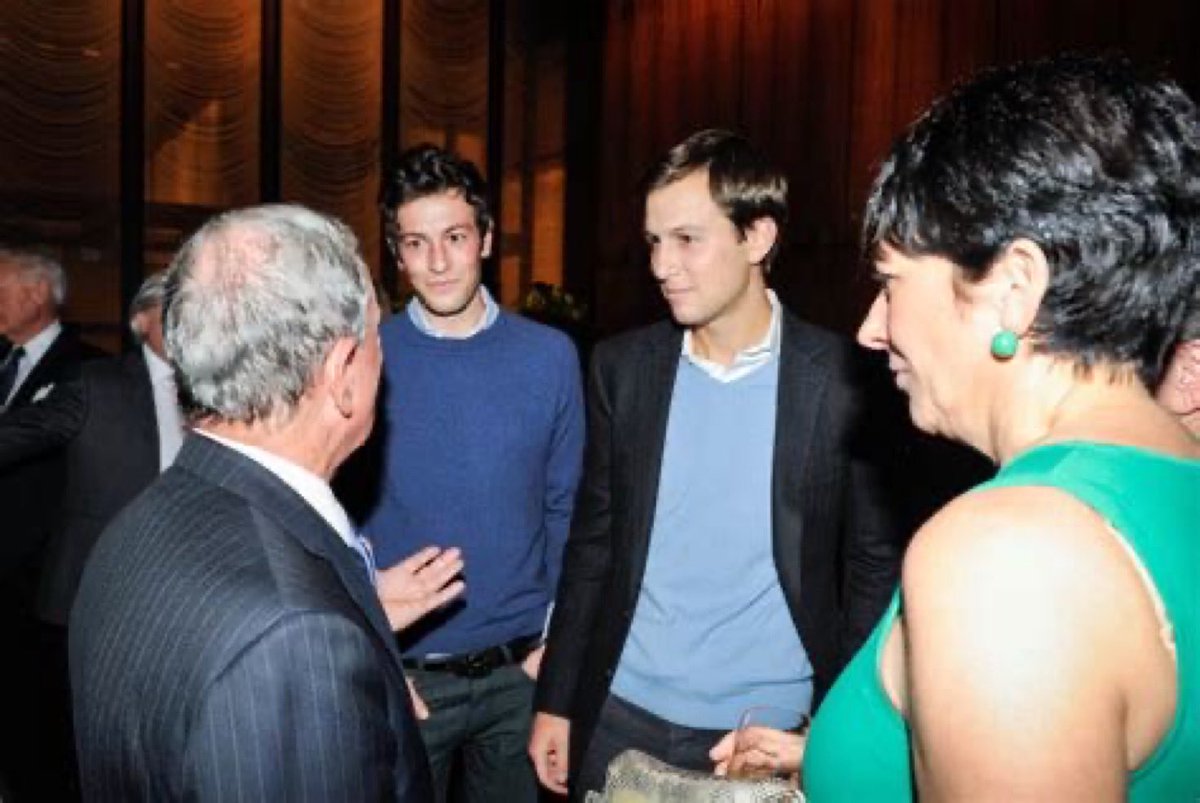 <a href="/ivan_8848/">Ignorance, the root and stem of all evil</a> Israel controls our government in many different ways.  It should be obvious to everyone that Trump and JD Vance do whatever NETANYAHU tells them to do.
Here are the Kushner brothers with their bosom buddies.