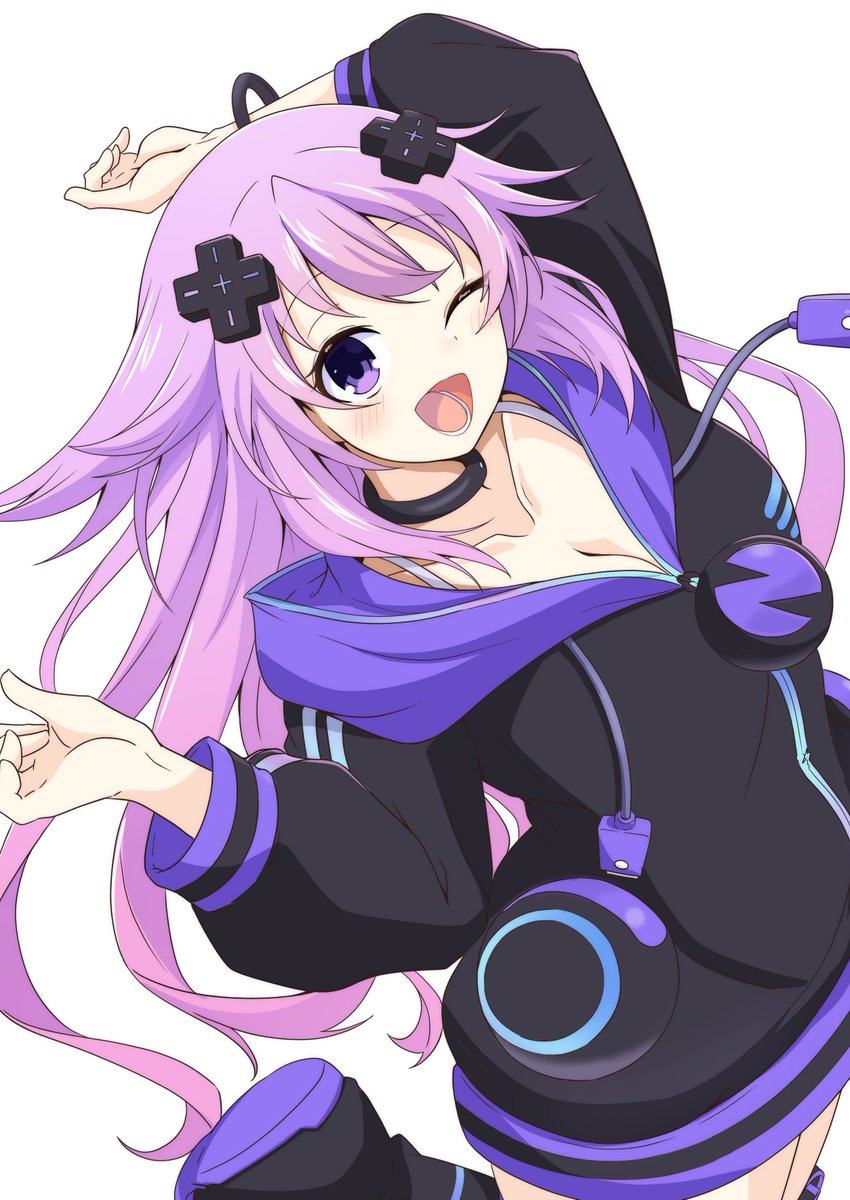 #ネプテューヌ
新作出るから久々にイチからプレイしてたら描きたくなったラクガキ。