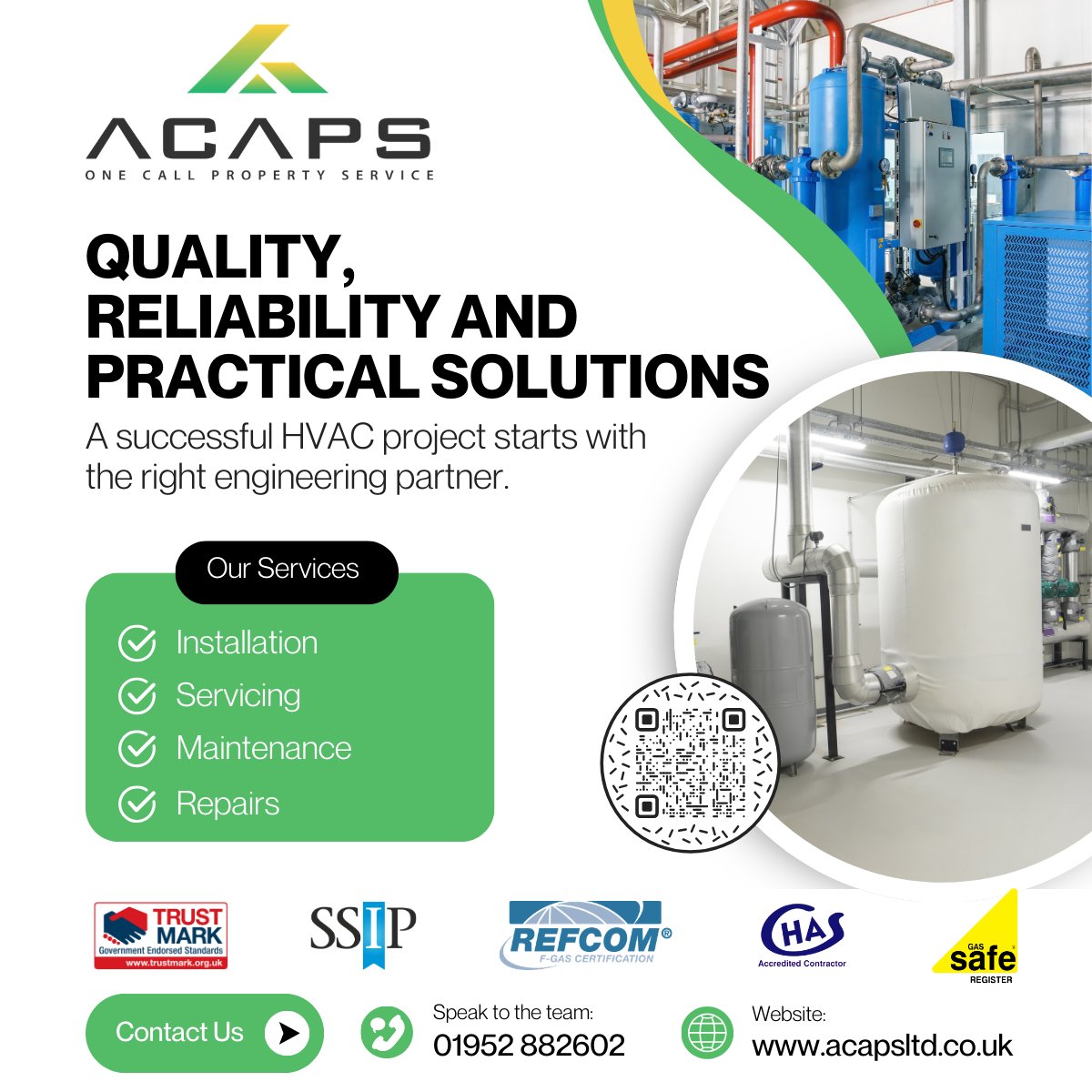 mawebdesign_uk's tweet image. Efficiency is at the heart of everything we do at ACAPS Ltd.
Request a quotation via our website 👇
acapsltd.co.uk/get-quote
#Quickturnaround #waterheater #Heating #Ventilation #Aircon #HVAC @AcapsLtd