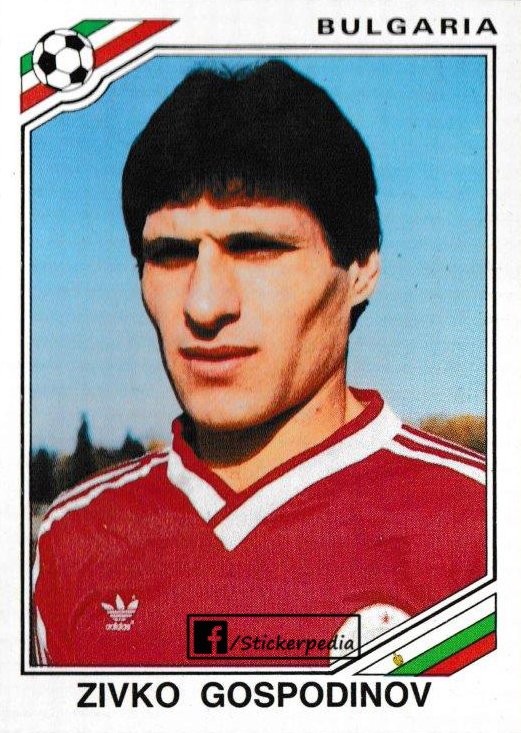 Stickerpedia1's tweet image. Zivko Gospodinov
Bulgaria WC 1986 #panini
