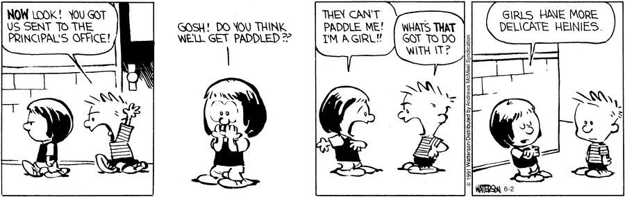 Calvinn_Hobbes's tweet image. Don’t mess with Susie🤣 
#CalvinandHobbes #KnowYourRights