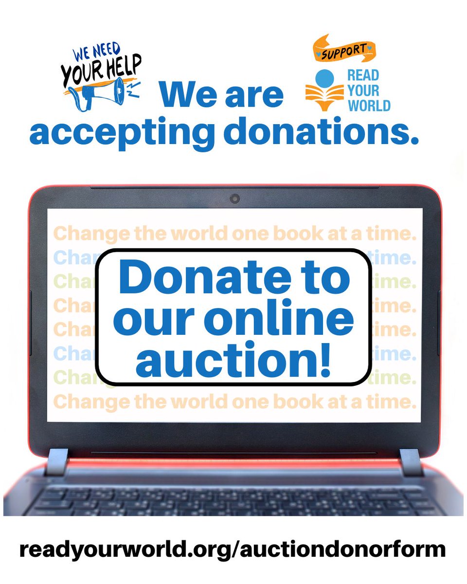 MCChildsBookDay's tweet image. We need your help!

Your donations make a difference! Goods and services in our online auction help us raise funds to continue the work we do of getting diverse books into the hands of the kids that need them.

Donate: buff.ly/P9Om2qG

#ReadYourWorld #kidlit