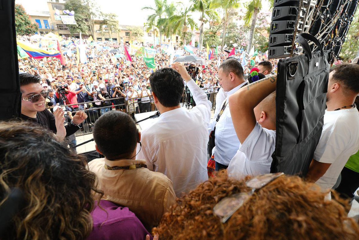 Uy marica, Cepeda ayer convocó a toda Fusagasugá
