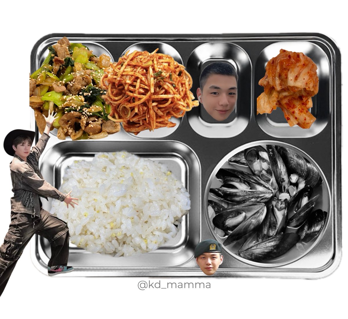 강다니엘 식판 tweet media