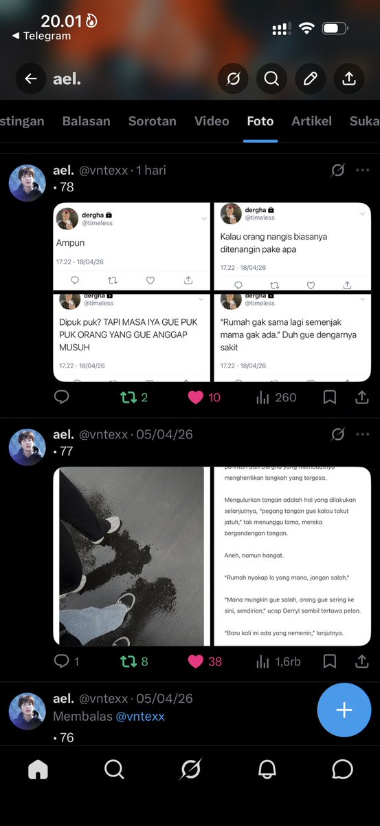 eh kok pada gak bisa liat postingan sebelumnya sih. takut 😭 ada yang pernah ngalamin? bantu dong soalnya ditempatku aman