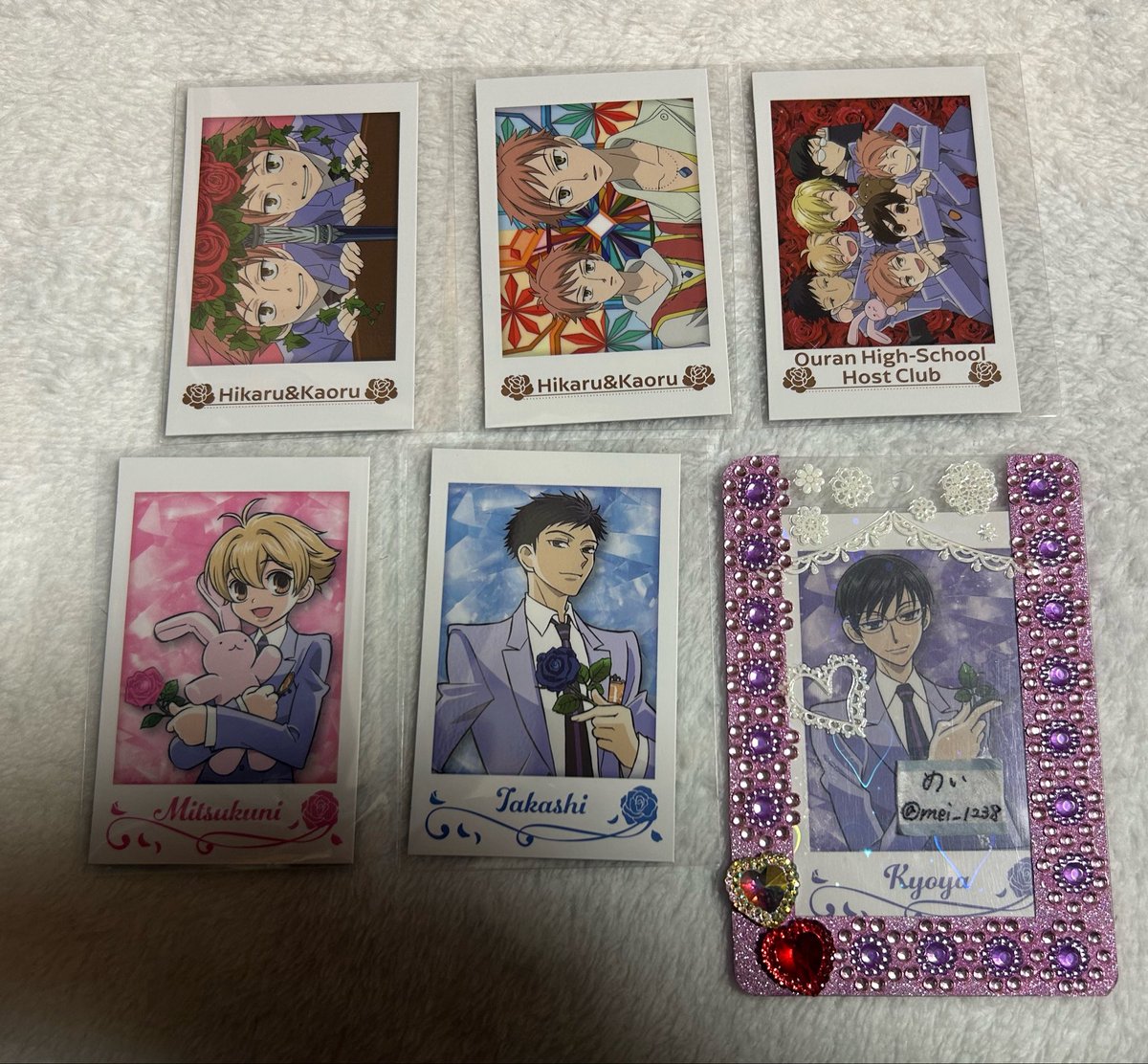 mei_1238's tweet photo. 【交換】キャラポトレ 桜蘭高校ホスト部

譲:1、2枚目の画像の物

求:同異種鏡夜(3.4枚目の画像参照)
その他の物でも鏡夜であれば何でも
検討いたします。

郵送での取引
1点からでもお気軽にお声掛けください！ https://t.co/BLVFq3c6pT