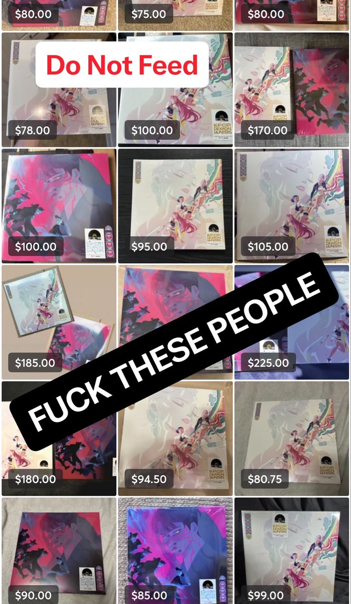 korvirasami's tweet image. For all yall that missed out yesterday for KPDH RSD LP like me and refuse to feed the scammers families. Go online now!!! 

#kpdh #kpopdemonhunters #huntrix #sajaboys