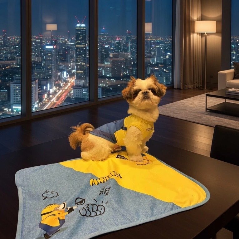 🐶 あぁ、そのチーズ？？　食ってみな。飛ぶぞ。