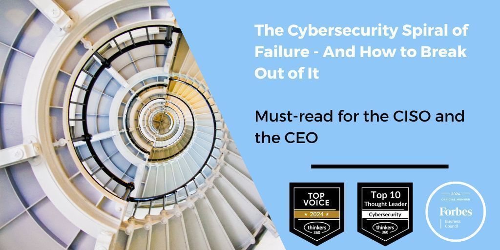 corixpartners's tweet image. How decades or #corporate short-termism and lip-service around #cybersecurity have led to the endless series of #cyberattacks and #databreaches we see today

The second book from our Founder &amp;amp; CEO @Corix_JC &amp;gt;&amp;gt; buff.ly/y99gGTR

#business #leadership #governance #CISO #CEO
