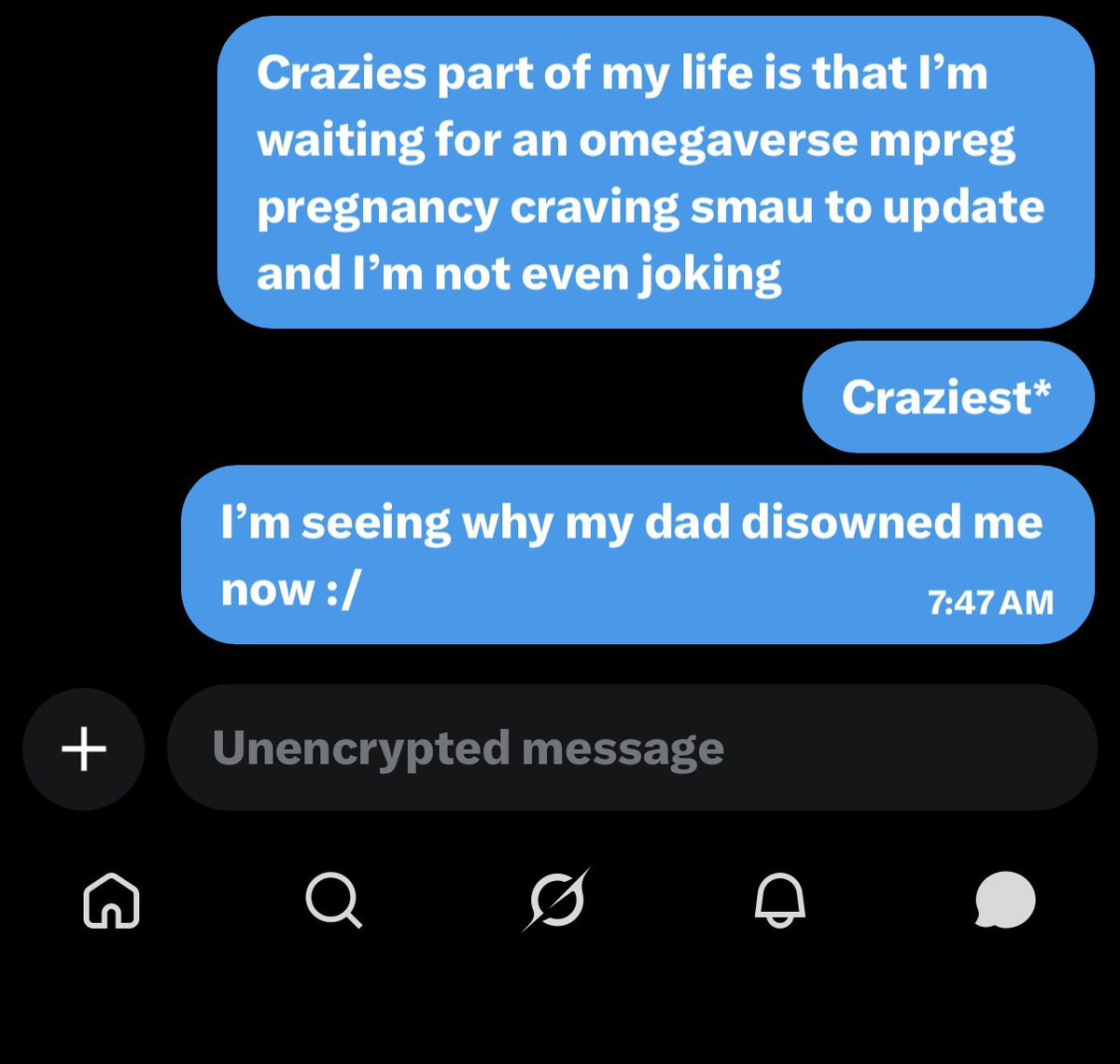 Waiting for the gc to wake up to see the message I sent to them 5 minutes before I clocked in for my opening shift