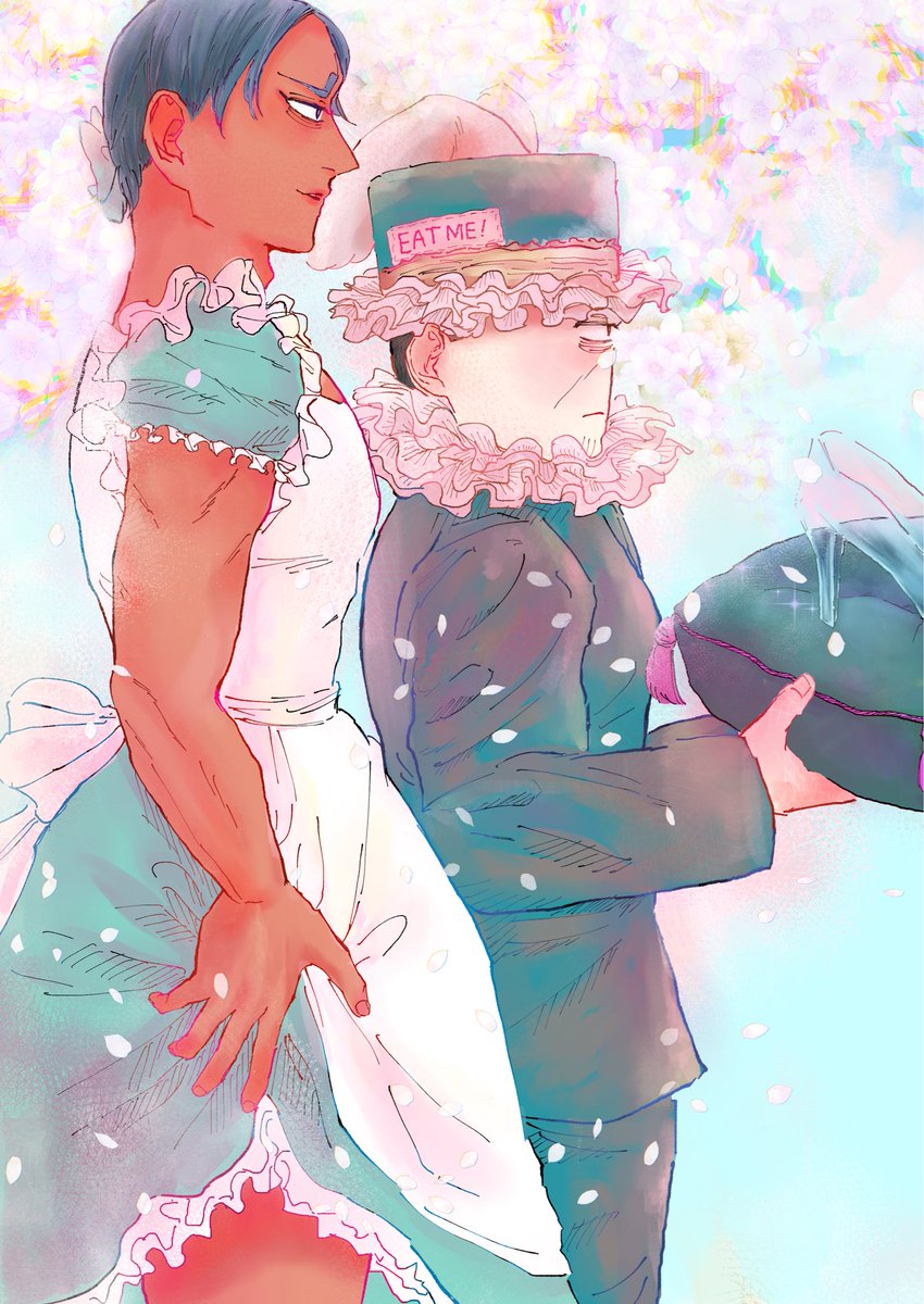 鯉月攻め女装アンソロジー『メタモルフォーゼ』 tweet media