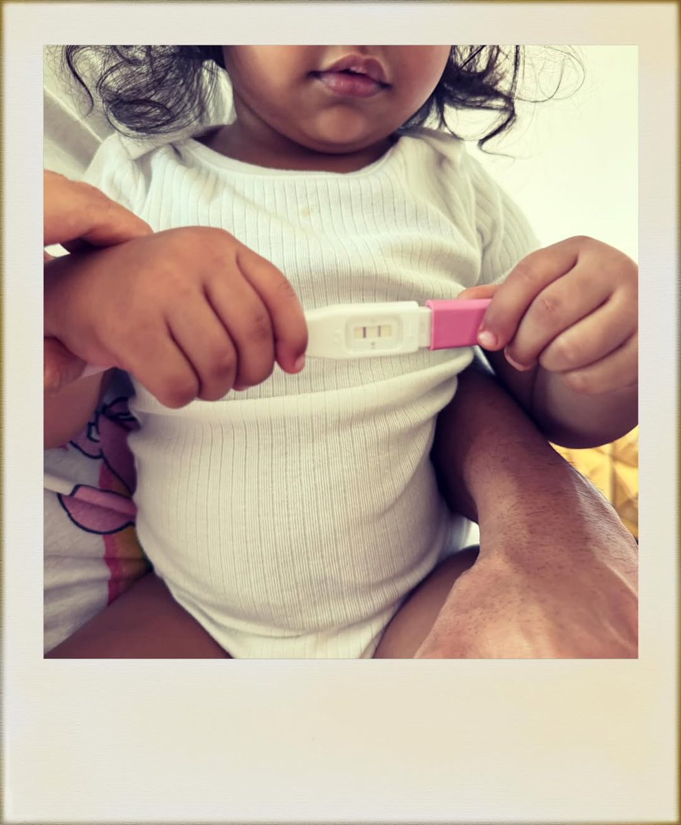 Deepika Padukone and Ranveer Singh are expecting their second child — announcing the news with a photo of their daughter Dua holding a positive pregnancy test 💫