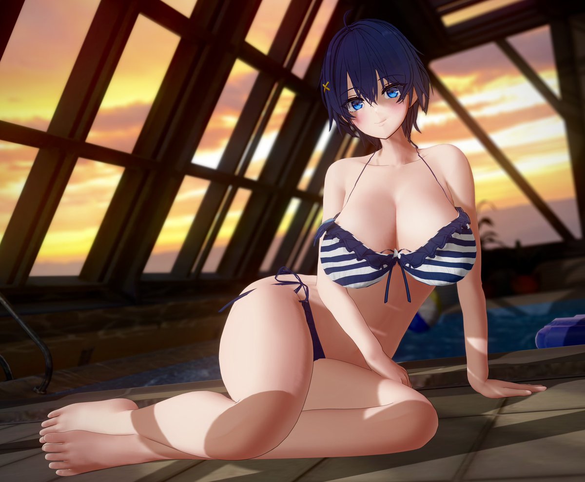 ボーイッシュちゃんを調整✨
髪型とか変えてみました😚

#COM3D2