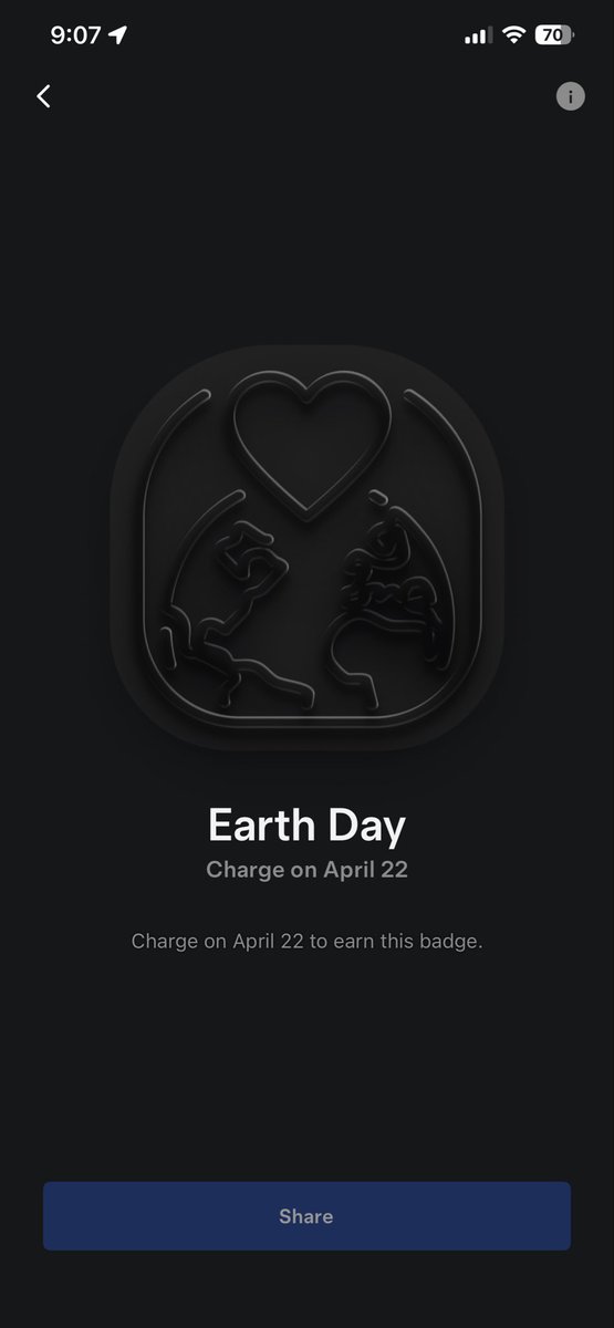 Earn your Earth Day badge by charging your <a href="/TeslaCharging/">Tesla Charging</a> <a href="/Tesla/">Tesla</a> on April 22 $TSLA