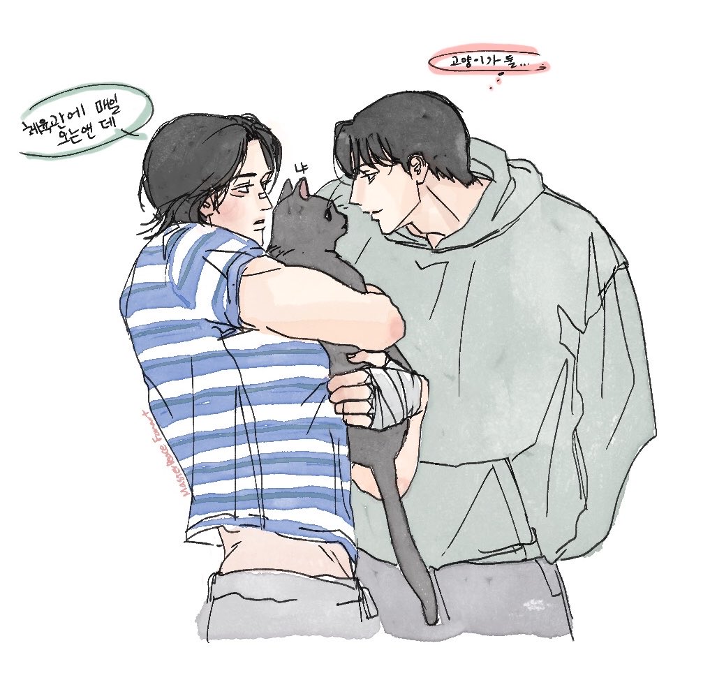 palmtree0503's tweet photo. #주의평화 #팬아트 #껌고둘 https://t.co/EdifnFbirS
