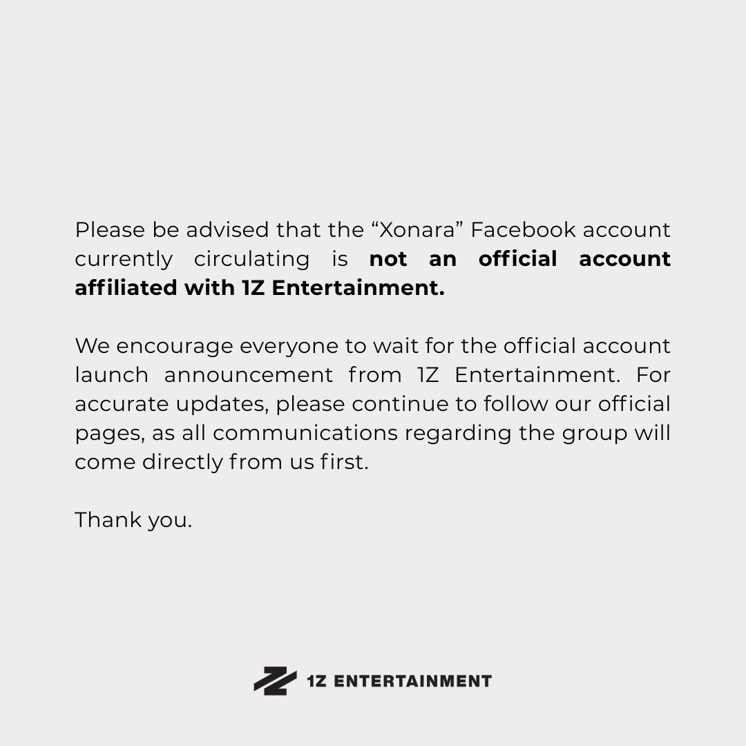 1Z ENTERTAINMENT tweet media