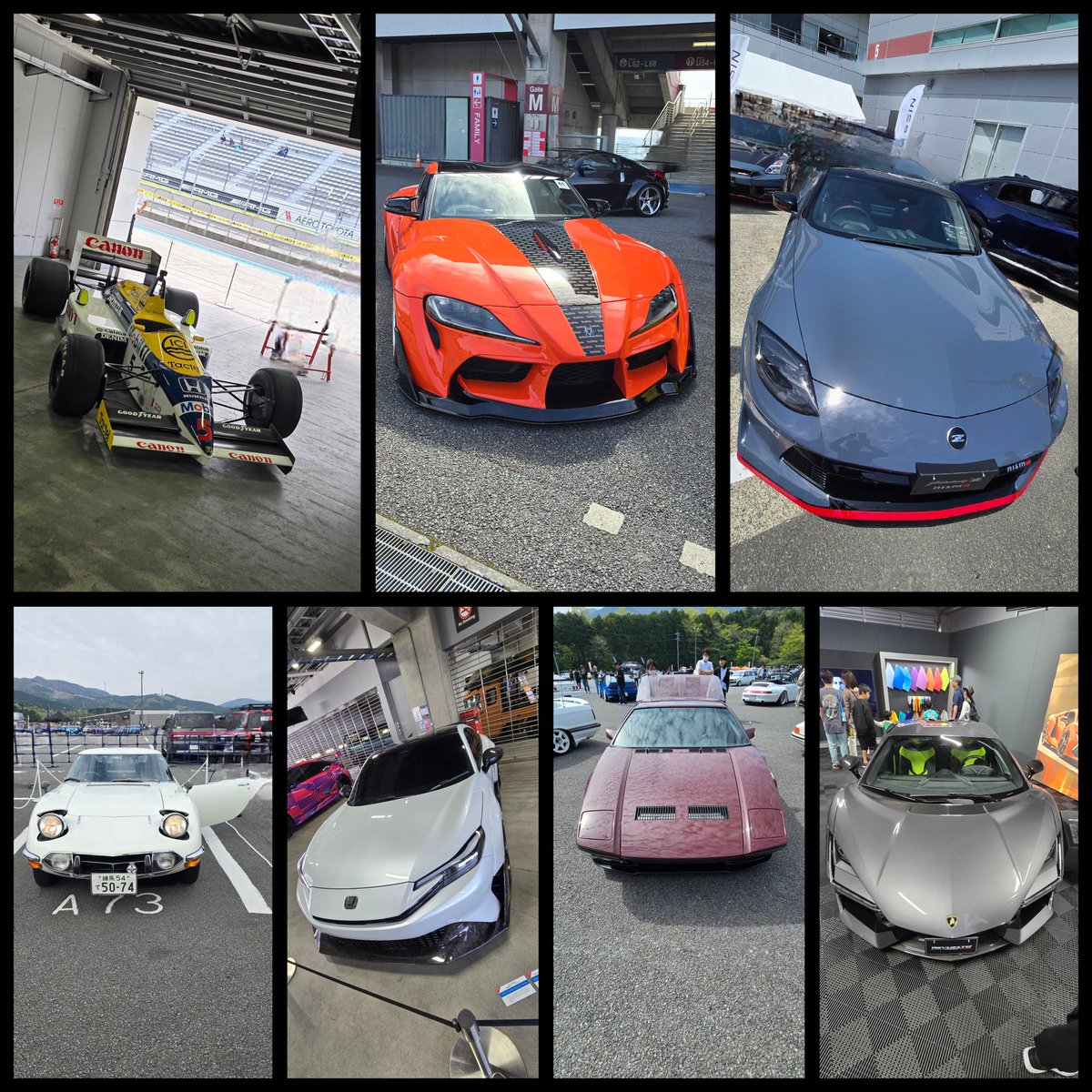 LacusUltimatia's tweet photo. 2026.4.19
同僚I氏と　#シンモーターファンフェスタ2026 に行ってきた
F1ウイリアムズFW11が富士スピードウェイを走る！D1GPエキシビジョンやランボルギーニパレードラン
国内外の車の展示、グリットウォーク、RQ
など見所満載で楽しかった！ https://t.co/f9v58BP3p5