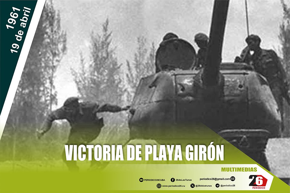 Primera derrota del imperialismo en América. #TenemosMemoria de la #VictoriaDePlayaGirón.
 🇨🇺 #SíSePuede #LasTunas