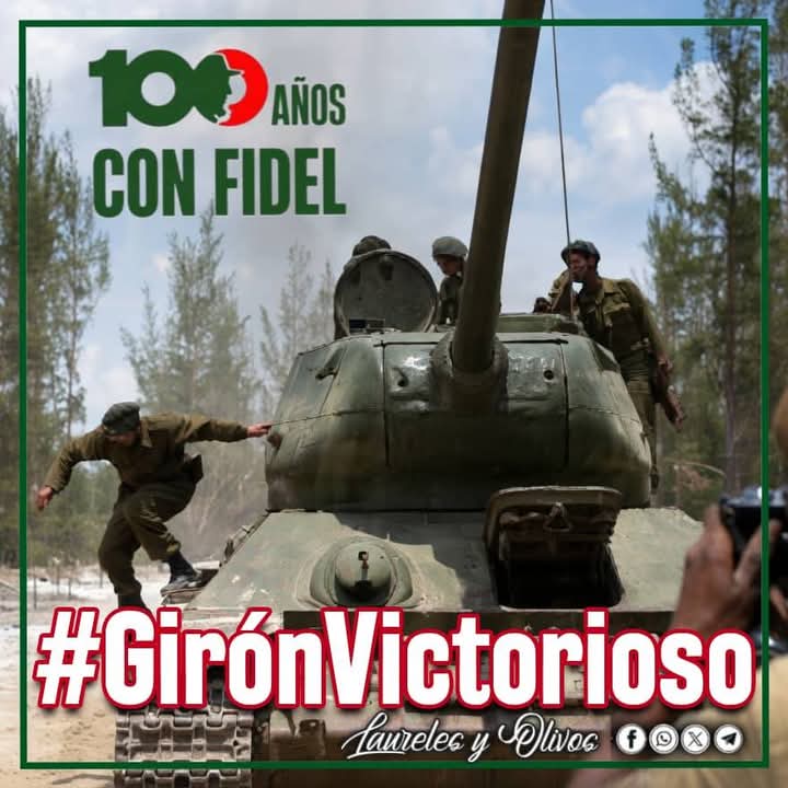 ¡El carácter socialista de nuestra Revolución no es una frase del pasado, es el escudo del presente y la garantía del futuro!
«¡Girón es hoy y es siempre!»
#MatancerosEnVictoria #Matanzas #GironEsHoy