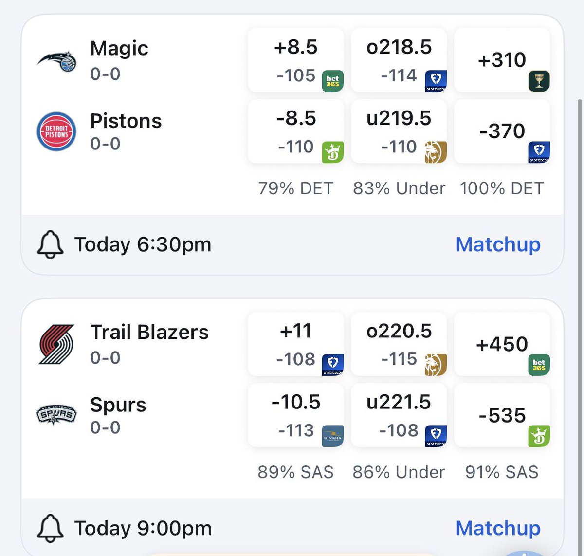 BettingPros tweet media