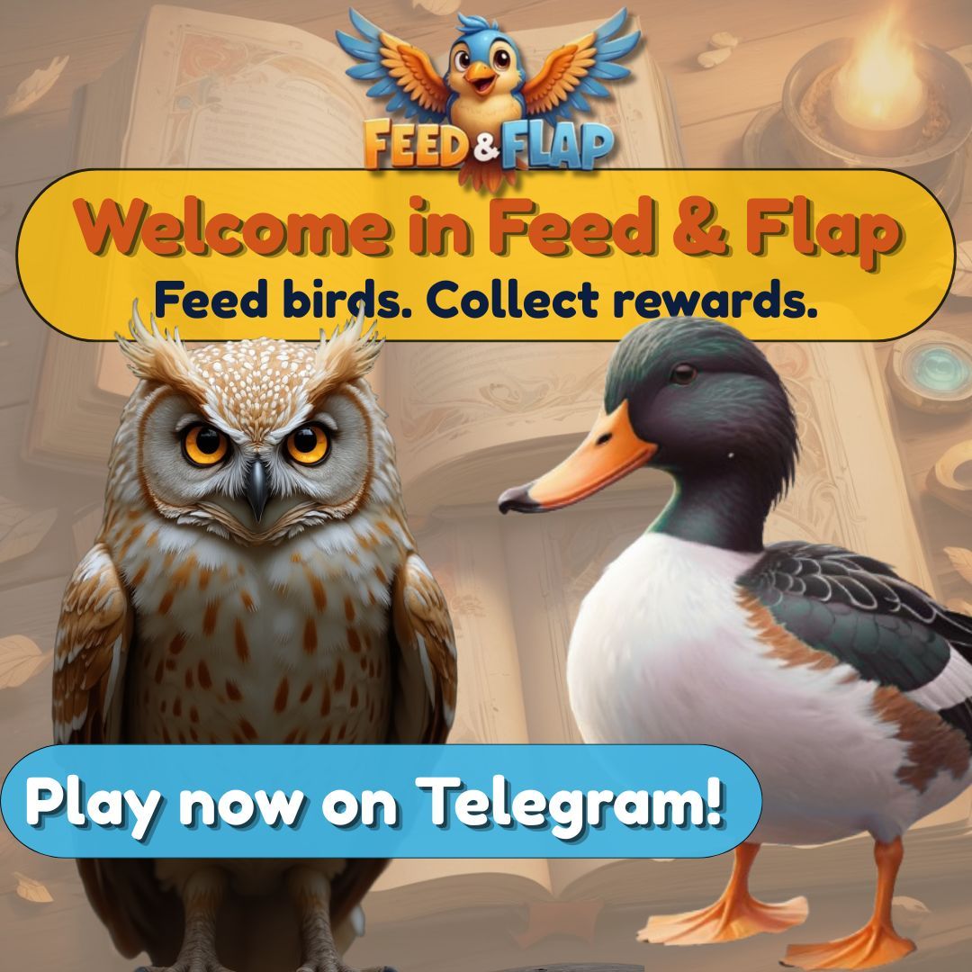 Feed_and_Flap's tweet image. Feed birds. Collect seeds. Earn real rewards. 🌱

Tap the link and join the flock 👇

feedandflap.com 

#FeedAndFlap #PlayToEarn #TelegramGames #EarnRewards