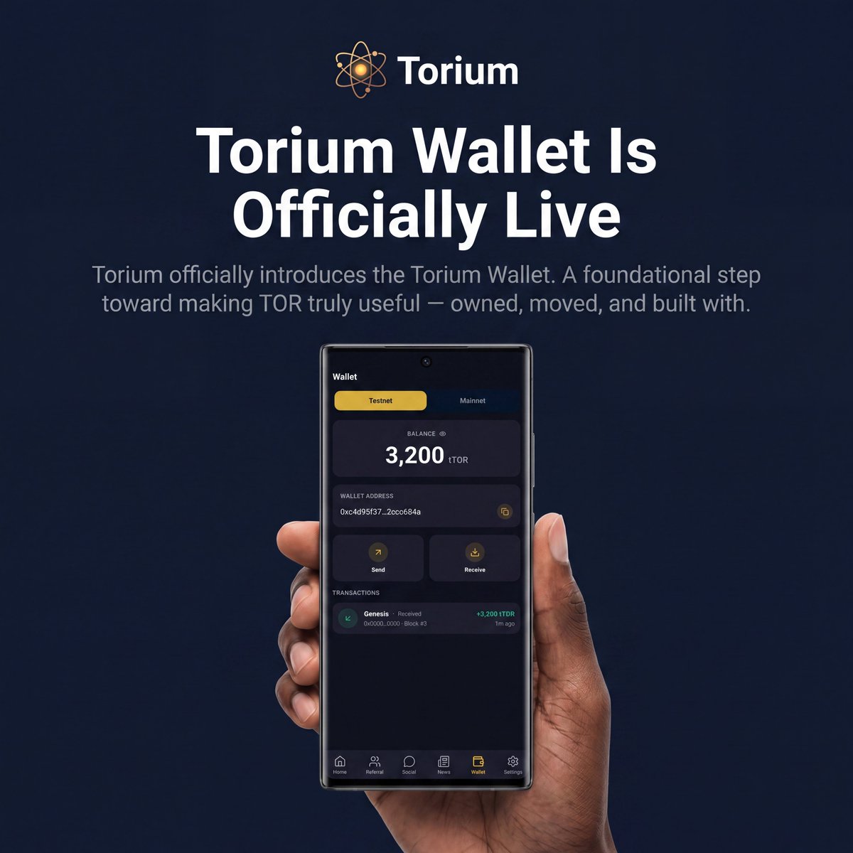 Torium Network tweet media