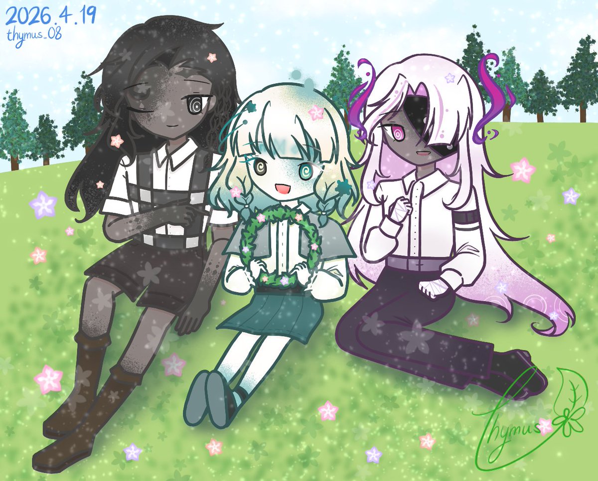 thymus_08's tweet photo. 도우삼남매

어디선가 재밌게 놀고 있지 않을까를 생각하며 그려보기...🖤💚💜

#cookierunfanart 
#cookierunkingdom 
#cookierun #쿠키런 https://t.co/1uYXisNUdo