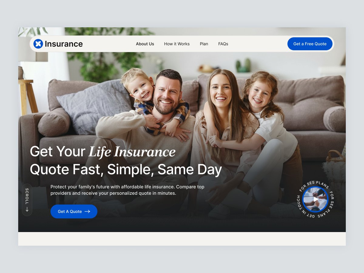 MRouf69859's tweet image. Life Insurance Landing Page UI Design

#website #insurance #insurancewebsite