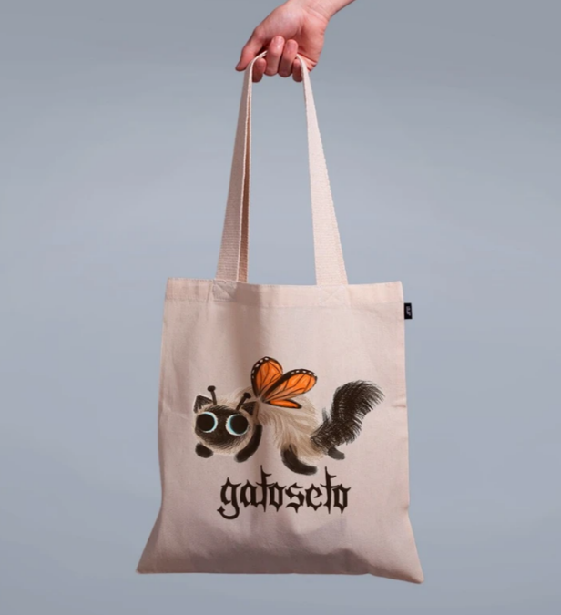 Eu zerei a vida quando aprovaram essa estampa pra ecobag