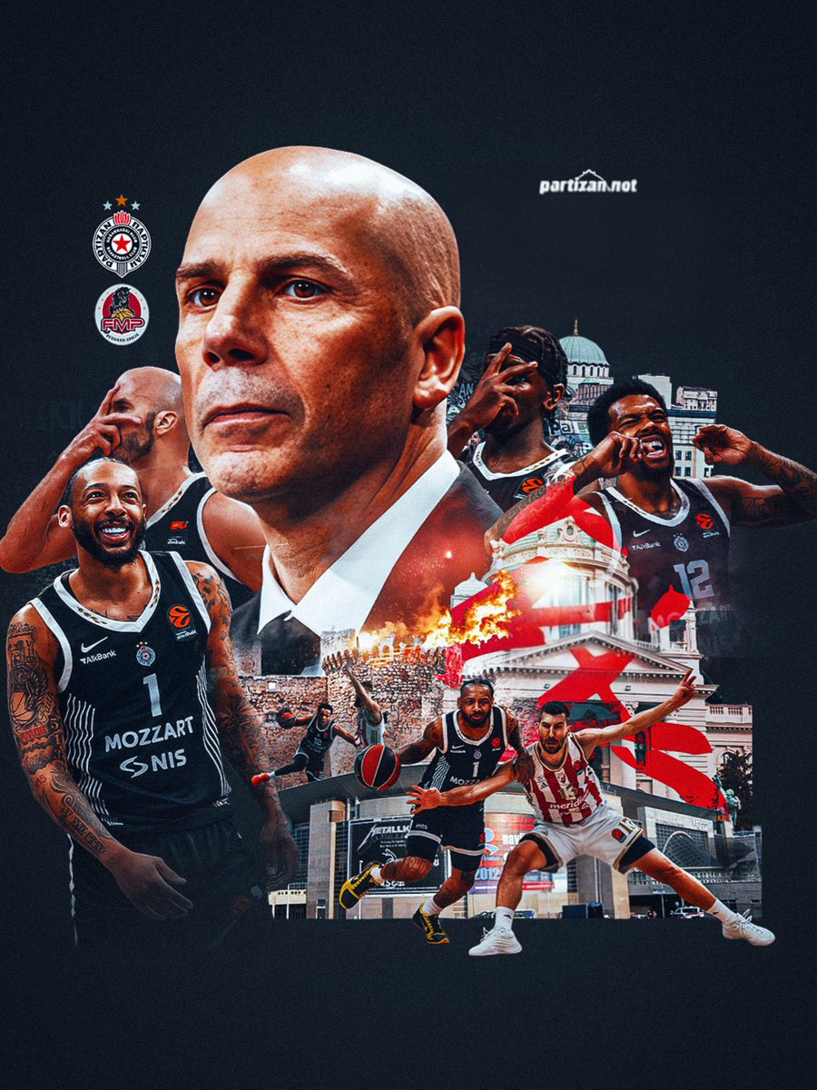 PartizanNet's tweet photo. Вечерас нам у госте стиже комшиница... 
Кажу да је покушала да “ухвати кривину” после мало јачег тренинга… али код нас нема бежања 😏

#kkpartizan #bcpartizan #abaliga #grobari #grobarijug https://t.co/cSxuKy356t