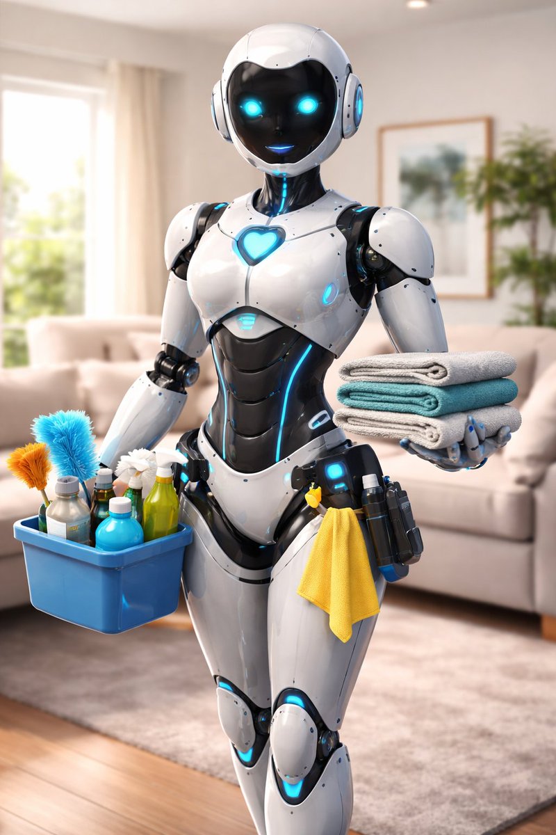 Tsharezan1's tweet photo. HOMEGUARDIAN X1
Tagline:
"Your Family’s Strongest Helper."

If Built Perfectly, It Would Help With:
✅ Busy families
✅ Elderly households
✅ Disabled users
✅ Single parents
✅ Large homes
✅ Security needs
✅ Cleaning workload
✅ Child support
✅ Daily stress reduction https://t.co/CF6ZvWtVIt