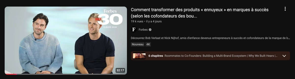 Mehdi_Scalify's tweet photo. Écoutez pas les gens qui vous disent que tel business est mort ou bouché

On est dans un monde où un PC et être bon en marketing suffit pour finir dans Forbes Under 30

Formez-vous, lancez vos projets, prenez des risques : ça paiera sur le long terme https://t.co/no8hi7nB3t