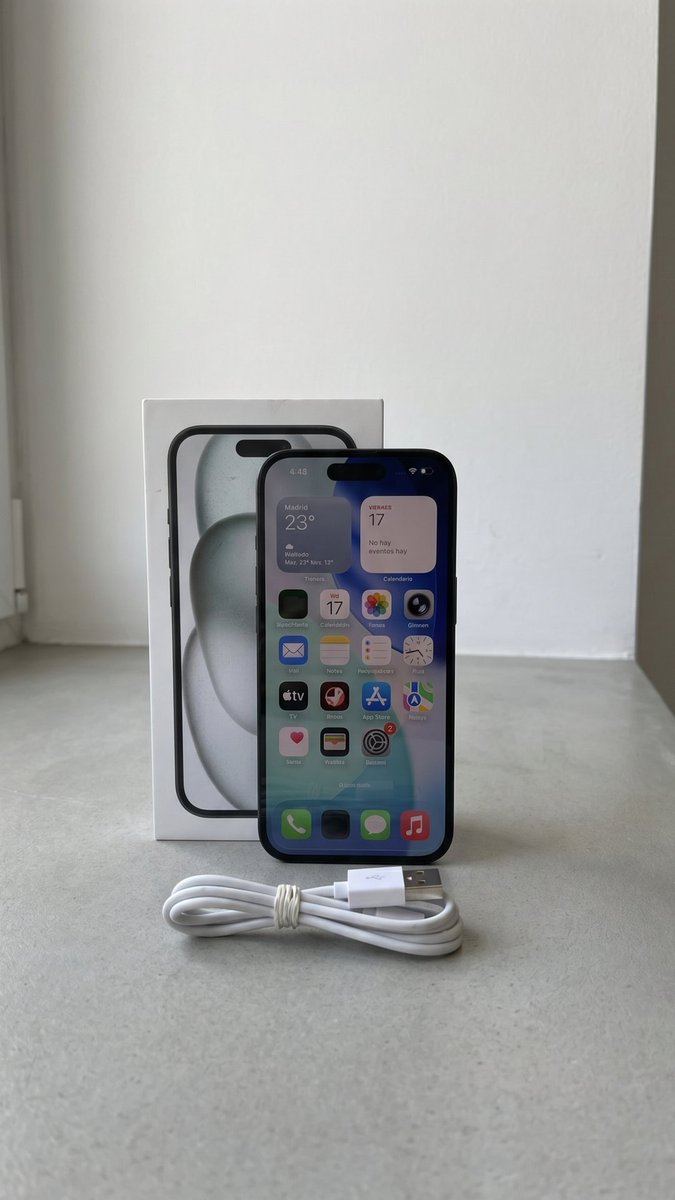 labrujita_es's tweet image. iPhone 15 128GB — Blanco, 87% batería, grado B (Usado con caja). 1 unidad por 370,00€. Más info: wix.to/yHwPs5x
#iPhone15 #Apple #Venta #SegundaMano #Tech