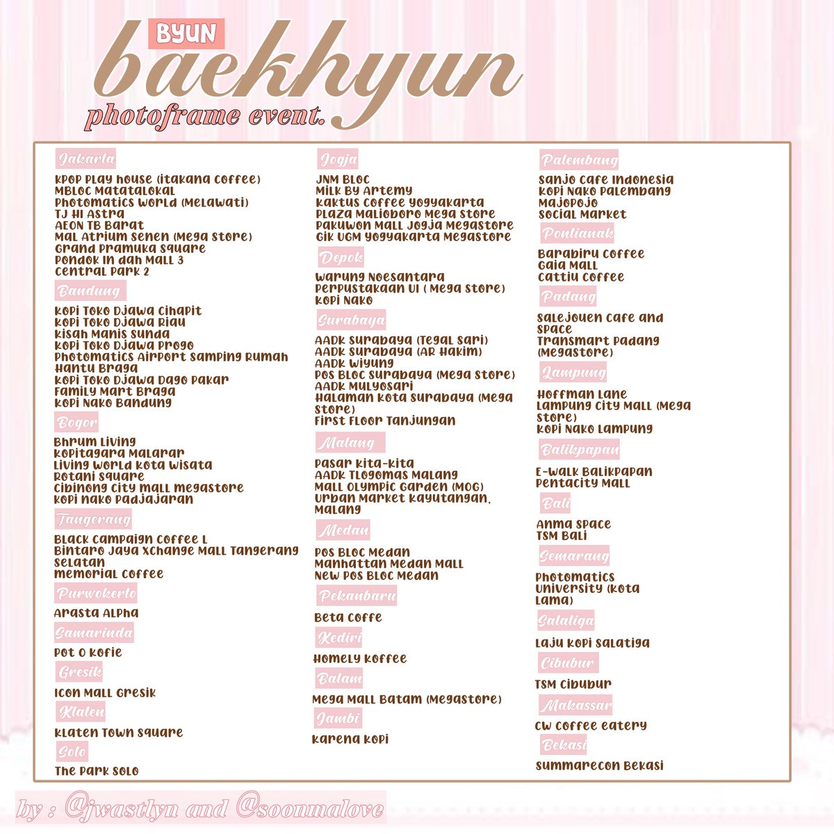 exo1lusin's tweet photo. BAEKIBOO!ଓ

🖇Photoframe event special byun baekhyun birthday by @jwastlyn

📍Photomatics
📆 1 - 31 May 2026
📃 Detail info at poster! 

ʚ Share your lovely moment and tag me with #BAEKYDAY! https://t.co/9hwaN5o1fA