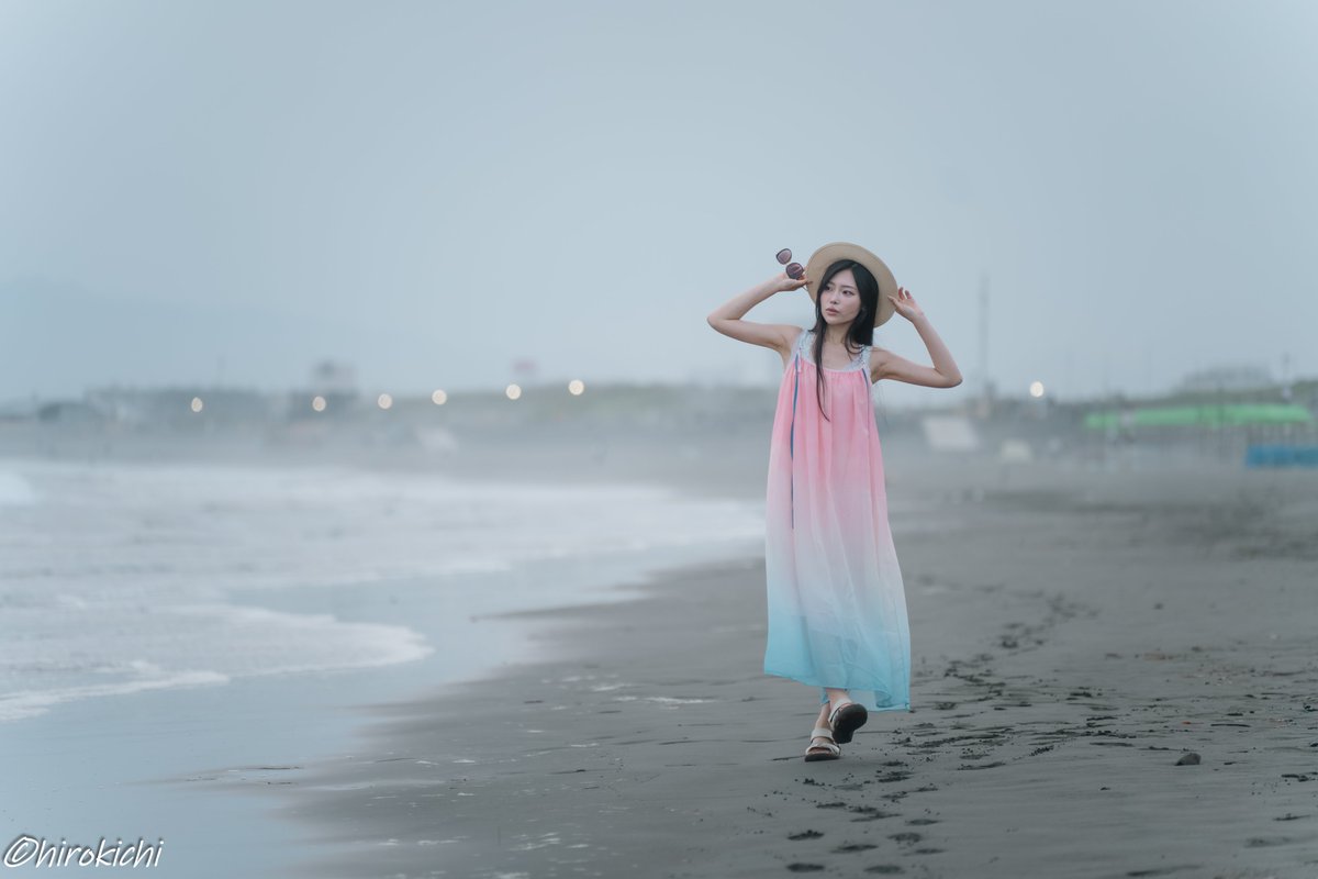 kinta2308's tweet image. モデル：Lunaさん　@luna_____cc

‐ Portrait -  　”四月の海”

いい天気で、綺麗なマジックアワーを期待したが🤣
るなさん本日もありがとうございました。

#るな #Luna #portrait #photography