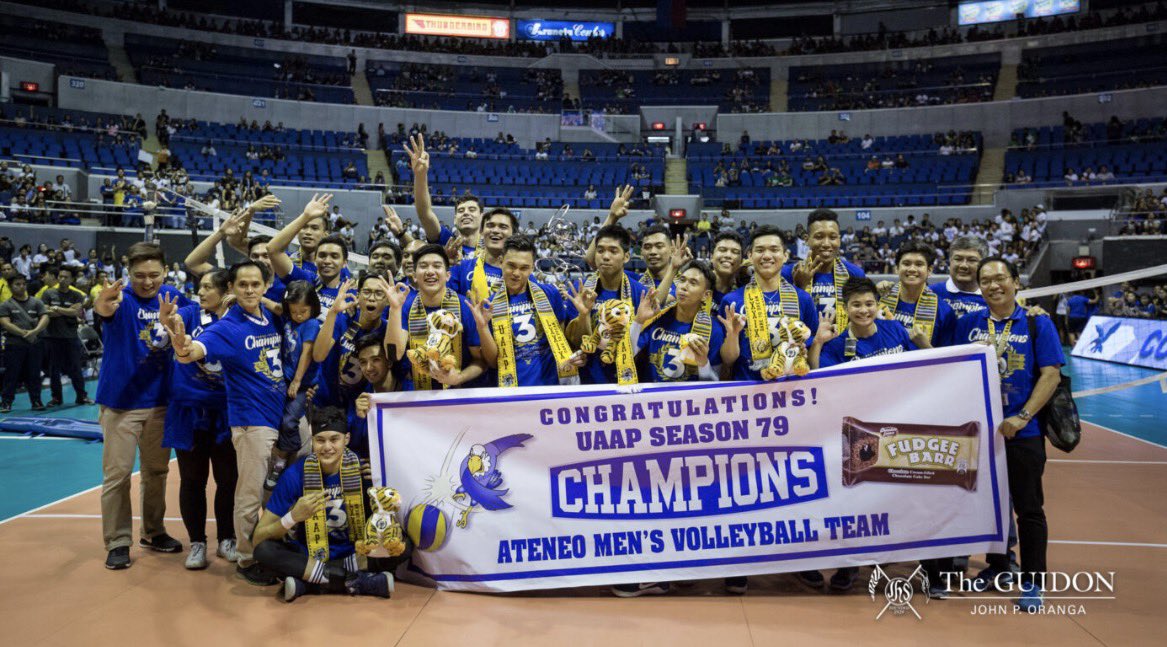 volleybagan's tweet photo. Category is: 16-0 BOTH MEN’S AND WOMEN’S 🧹🧹🧹

#UAAPSeason88 #StayRelevant https://t.co/xjvBnP5Z7f