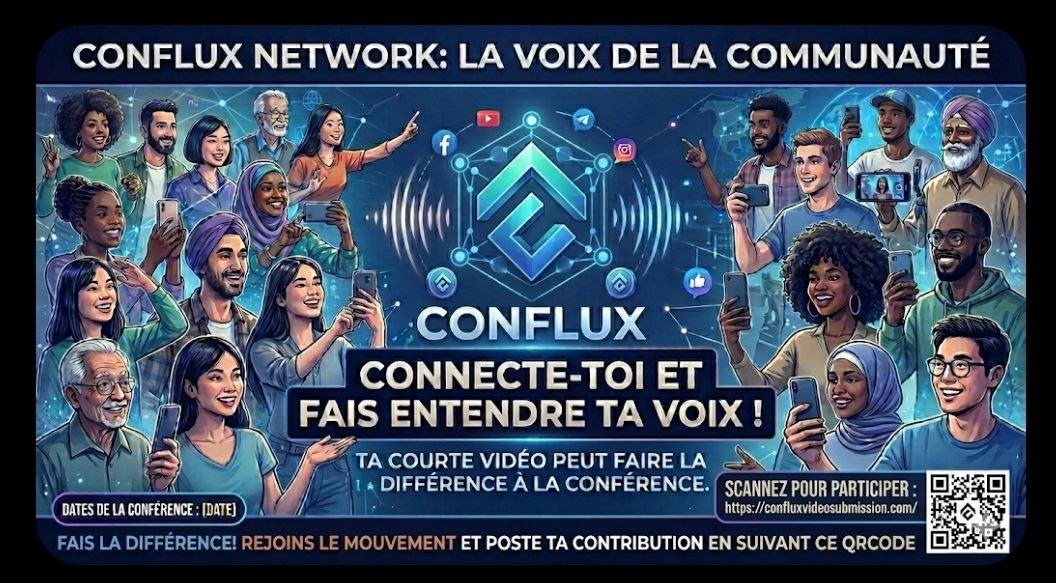 👉 L'équipe a besoin de vous 👈

Une conférence en Chine va avoir lieu dans deux semaines.

L'équipe souhaiterait faire un clip avec les utilisateurs de Conflux Network. L'appel est lancé dans le monde entier. 🔥