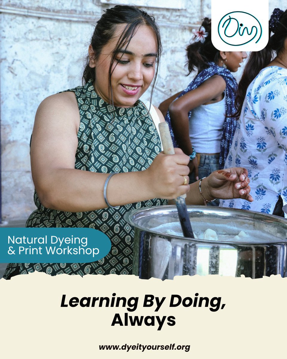 Dyeit_Yourself's tweet image. At Dye It Yourself, learning happens slowly, intentionally, and with your hands. Because craft isn’t memorised—it’s experienced.
If you’re curious about learning this way, we’d love to share the space with you.

#thingstodoinjaipur #tripadvisor #textiletours #crafttours #jaipur
