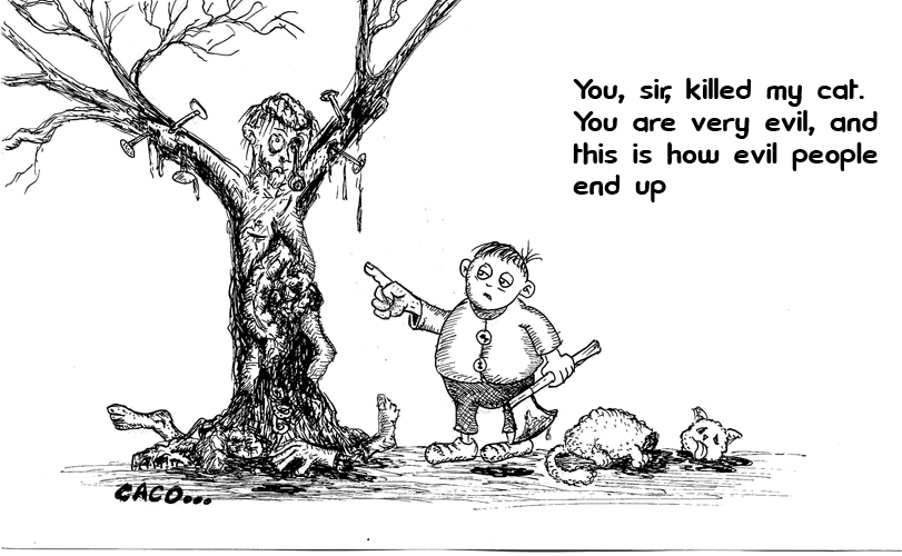 caco_darkage's tweet image. ..."an eye for an eye, a tooth for a tooth" Leviticus chapter 24

#doodle #drawing #inkonpaper #caricature #violence #mistreatment #violence #revenge