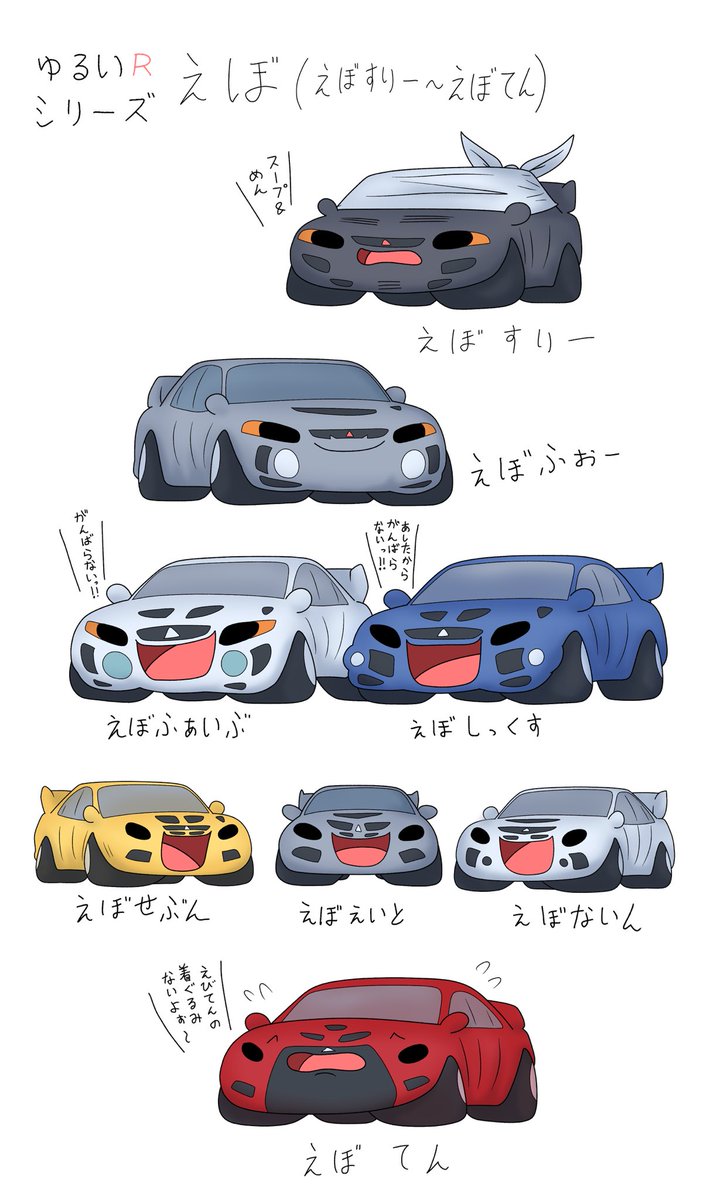 #ゆるいRシリーズ 

えぼ(えぼすりー〜えぼてん)