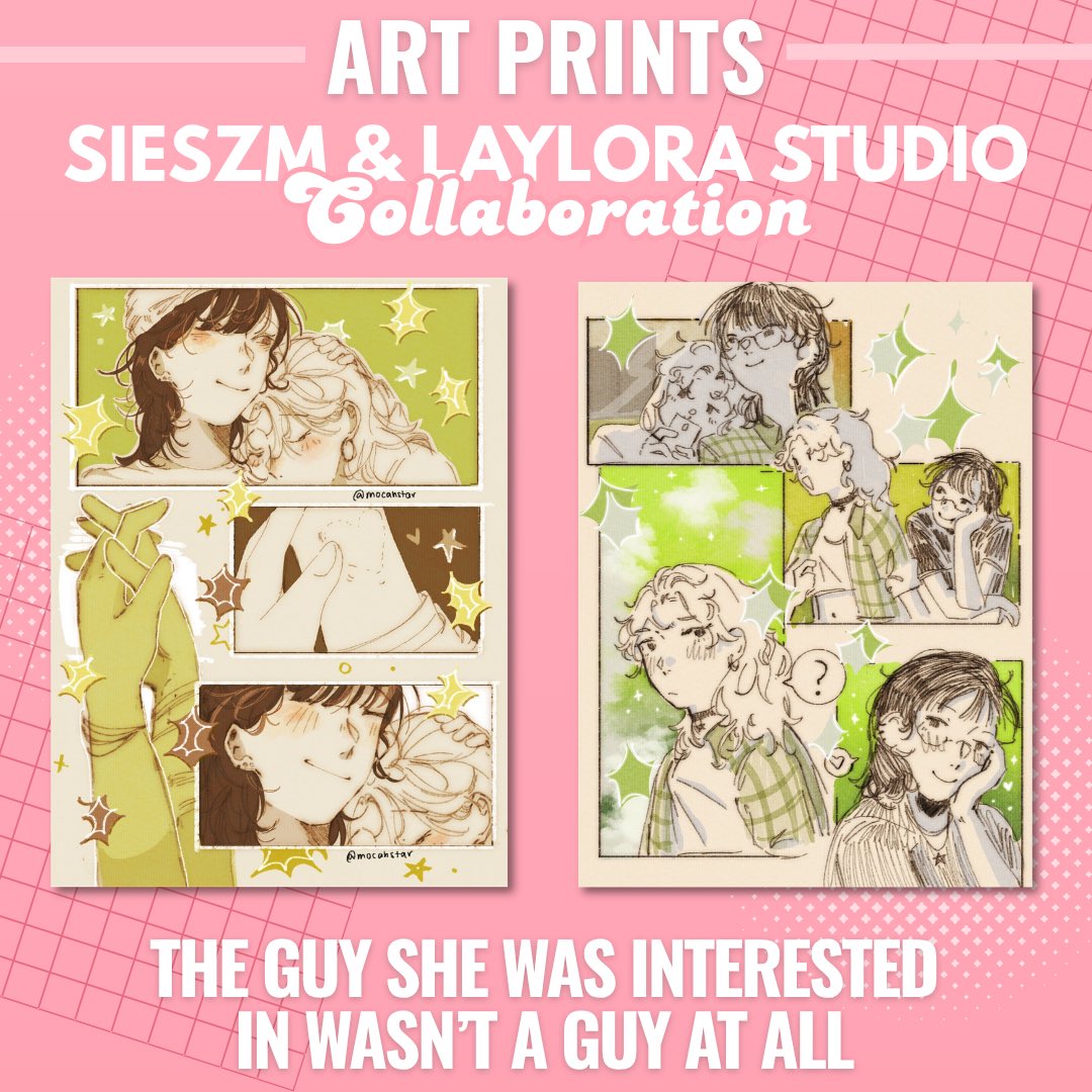 sieszm's tweet image. #artph my art is finally physically available on 🍊 and tiktok, made possible with the help of @laylorastudio!

it features the variety of original and fan arts of: #theguyshewasinterestedinwasntaguyatall, #mitsuaya, #revuestarlight, hironos &amp;amp; smiskis! (1/3)

rts are appreciated!