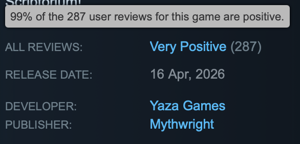 Yaza Games 📜 Scriptorium is OUT NOW! 🎉 tweet media