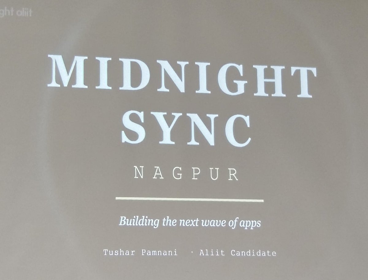 HansujaJ's tweet image. Attended Midnight Sync by Tushar Pamnani at OFIS India on 19th April 🚀
Great conversations, networking &amp;amp; inspiring minds all around! 💡

#MidnightSync #Networking #TechCommunity 
@MidnightNtwrk
 @Tushar_Pamnani_