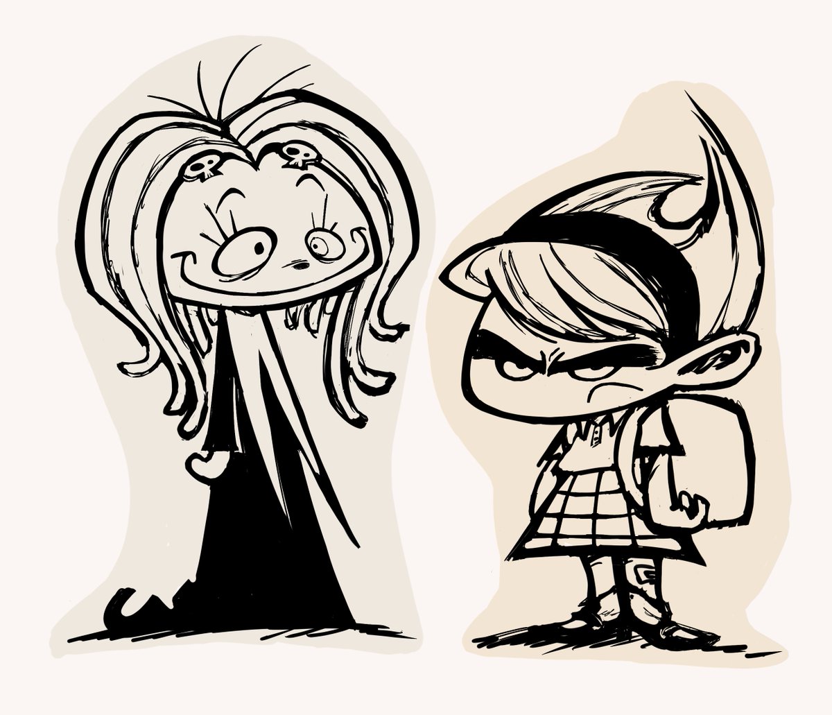 the children yearn for spooky cartoons