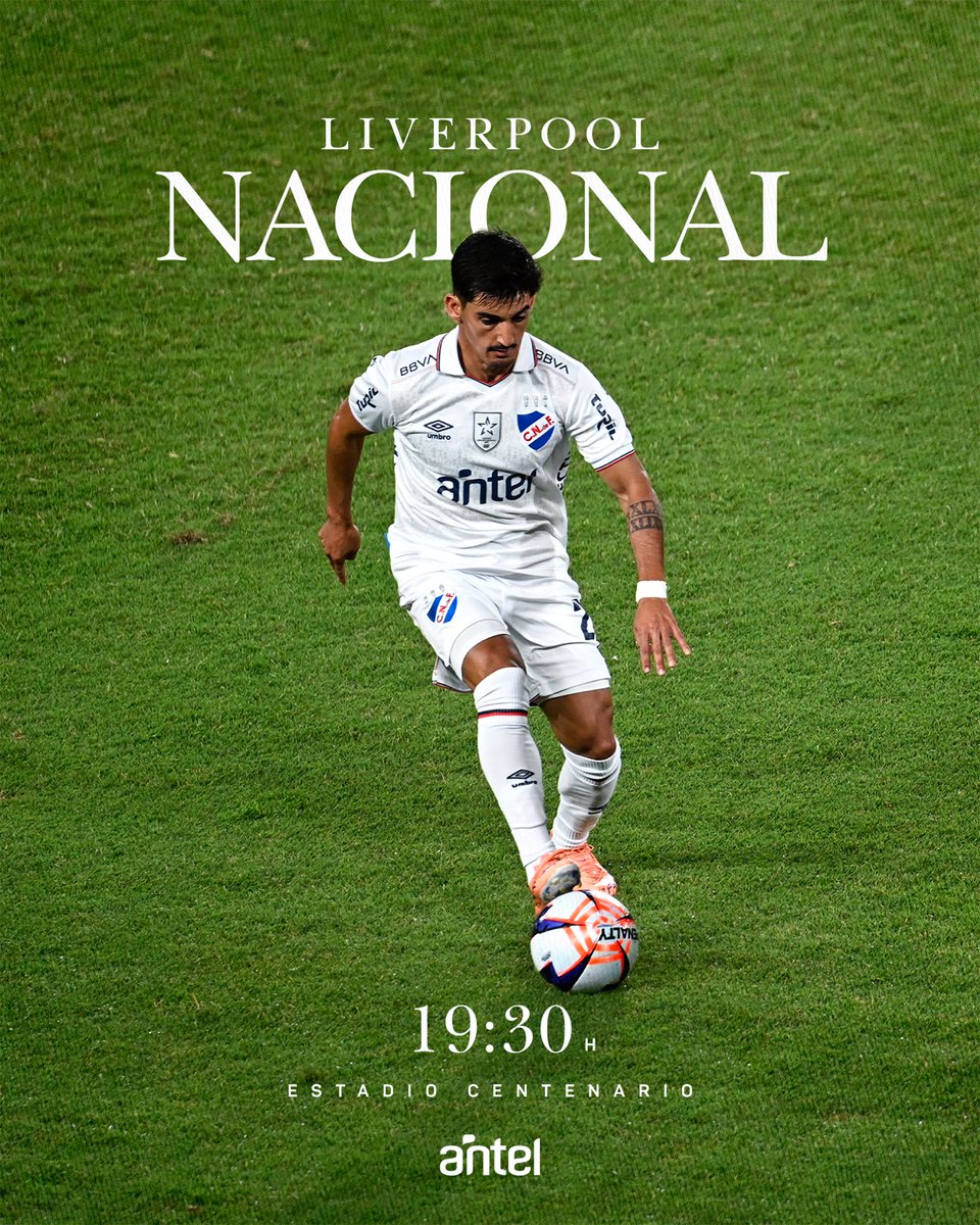 ¡𝗛𝗢𝗬 𝗝𝗨𝗘𝗚𝗔 𝗡𝗔𝗖𝗜𝗢𝗡𝗔𝗟ⵑ 🔵⚪️🔴

🗓️ Fecha 12 | <a href="/LigaAUF/">Liga AUF Uruguaya</a>