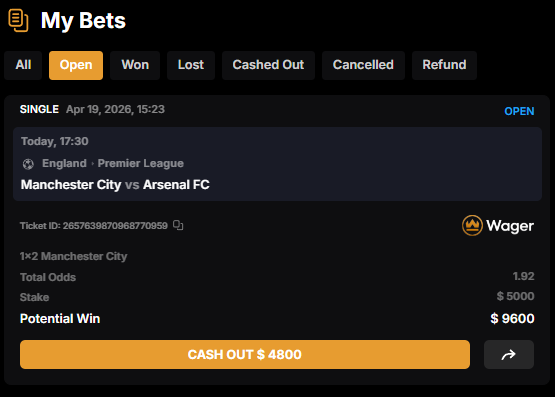 7Donde's tweet image. $5,000 on Man City vs Arsenal!🔥

@ManCity @PepTeam @ErlingHaaland 

$1,000 Giveaway! ($100 x 10) Below👇