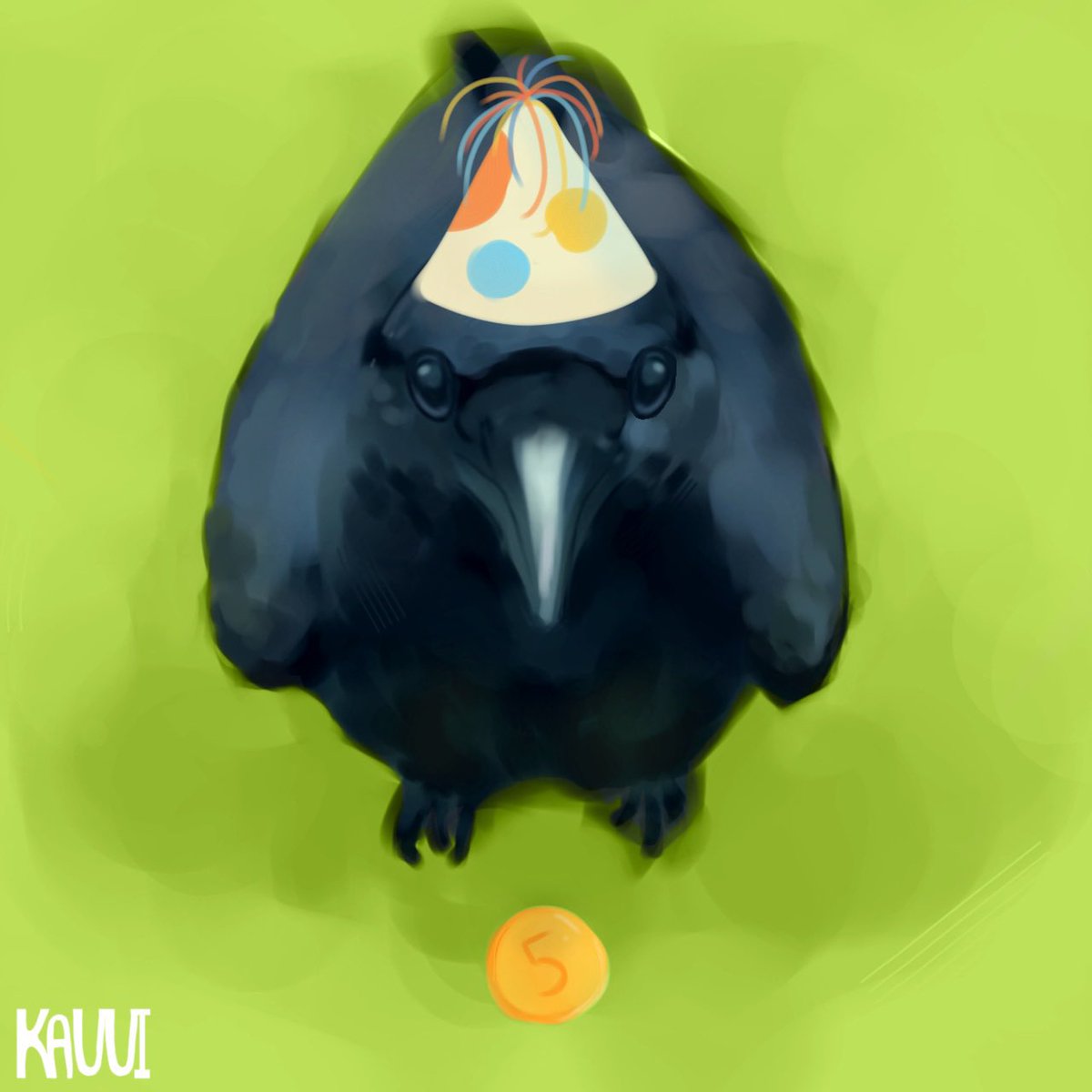 Kaaviarts's tweet image. he wants to give you something🎈🐦‍⬛

#crow #art